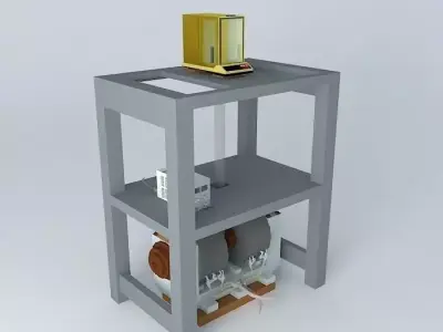 Gouy with power supply and scale Free 3D model