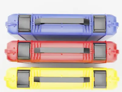 KIT TOOL CASES Low-poly 3D model