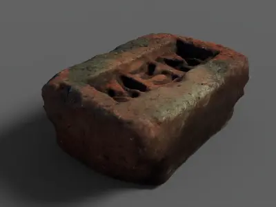 Brick 3D Scan Free low-poly 3D model