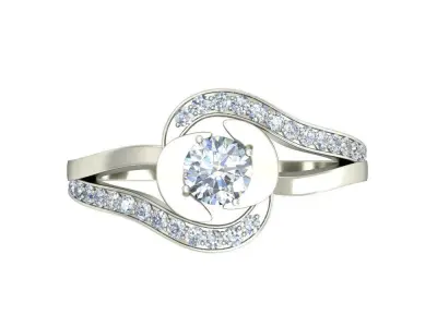 Wedding Ring  3D print model 132
