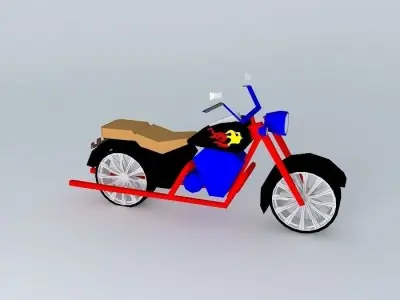 American Dream Motorcycle Free 3D model