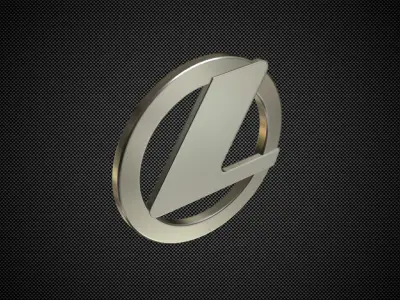 landini logo 3D model
