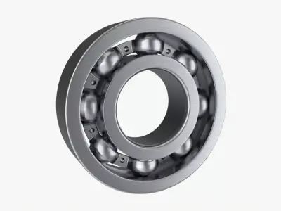Ball bearing metal 01 3D model