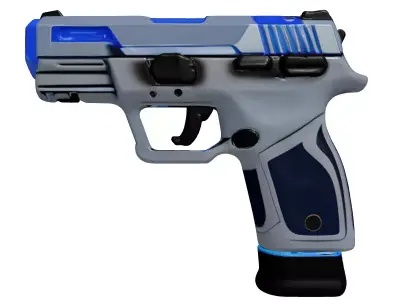 Futuristic SciFi Energy Pistol 3D model