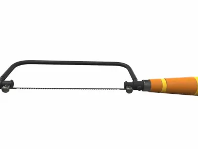 Vintage hacksaw colect 3D model