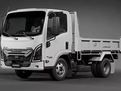 2025 Isuzu NLR Tipper Truck 3D model