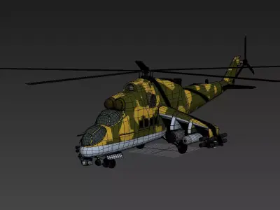 Helicopter 3D model by sobervp7