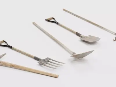 -Garden Tools- 3D model