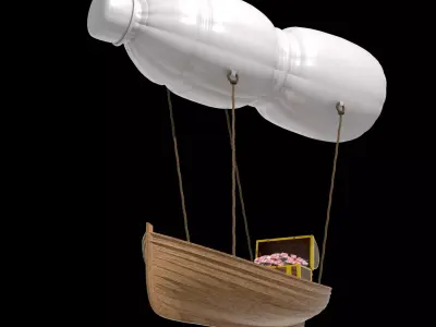 Balloon Boat 3D model