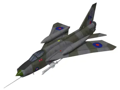 English Electric Lightning  F6 3D model purchase