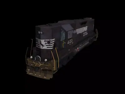 EMD GP38-2 Norfolk Southern 3D model