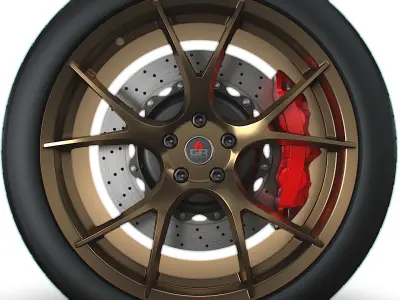 Project 6GR wheel 3D model