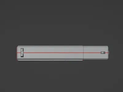 Low Poly GLOCK-17 glock pistol Low-poly 3D model