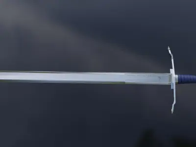  Knight Swords  Low-poly 3D model