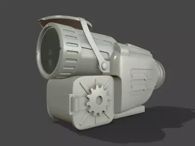 Night vision scope 3D model