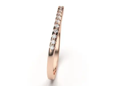 solitaire with ring sizes  8 part S38 3D print model