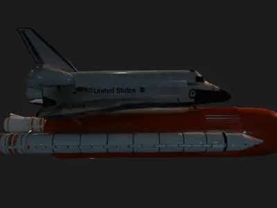 Space Shuttle Atlantis Free 3D model