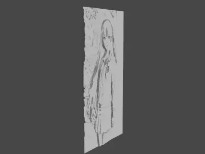Girl art 3d Free 3D print model