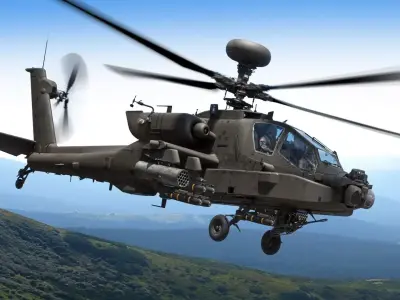 Boeing AH-64 Apache 3D model buy