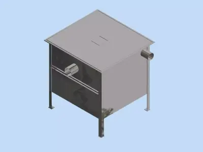 Small grease trap 3D model