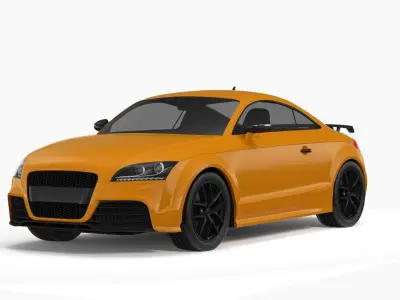 Coupe GT Orange 3D model