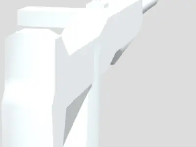 Machine-gun 3styles Free 3D model