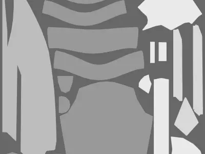 Weapon Knife Low-poly 3D model