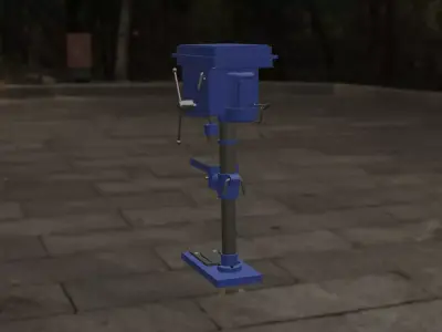 bench drill 3D model