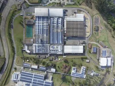 Sustainable Industrial Facility 3D model