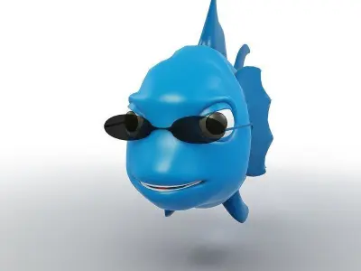 Cartoon Fish 3D model