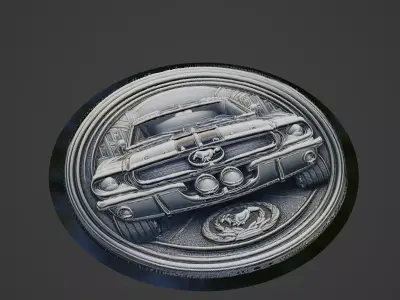Car Pendant Medallion 3D print model