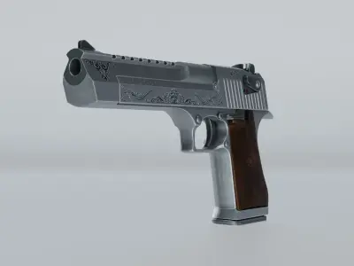 Magnum Desert Low-poly 3D model