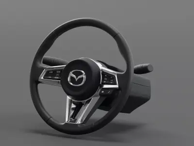 Steering Wheel Mazda Mx5 2016 Free 3D model