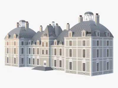 French Chateau  3D model