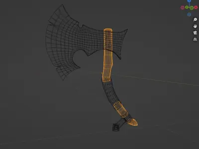 War Axe 3D model