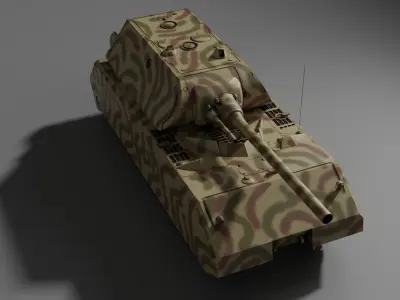 Panzer VIII Maus - German Heavy Tank Low-poly 3D model purchase