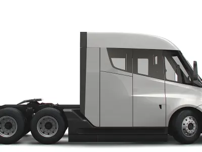 Tesla Semi Truck LR 2023 3D model