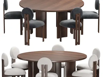 CREST ROUND Low-poly 3D model