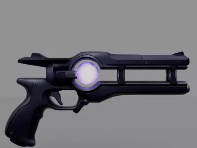 Experimental Rift - PBR Game-Ready Pistol Low-poly 3D model