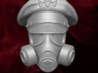 Gas Mask Collection 3D printable files for Action Figures 3D print model