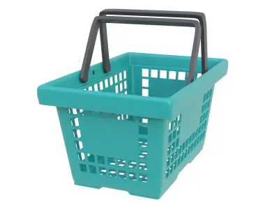 Shopping basket 05 3D model