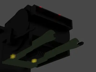 Robort Dog 3D Model Free low-poly 3D model