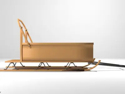 Sled - type 4 3D model