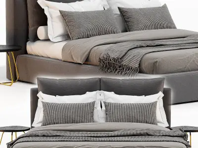 RH Cloud Platform Bed 3D model purchase