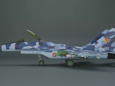 Mikoyan MiG-29 3D model shop