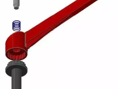 Hand Screw Free 3D model