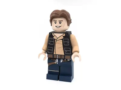 FREE Han Solo Modular Figure Free 3D print model