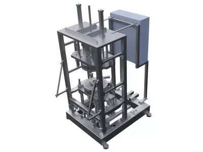 Stator packaging machine 3D model