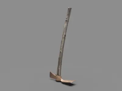 Pick Mattock 3D Scan  3D model