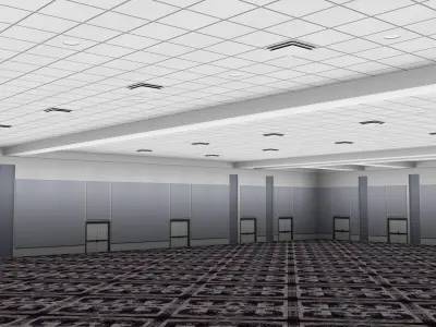 Convention Center Ballroom 3D model